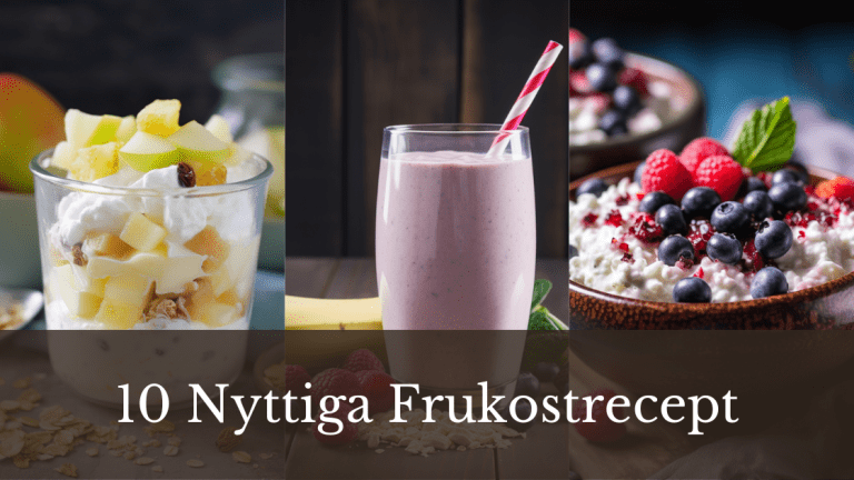 3 smakfulla frukostrecept från artikeln "10 Nyttiga Frukostrecept"