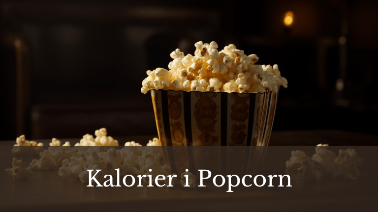 Popcorn i en skål