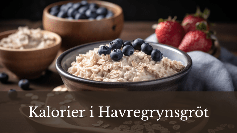 En vacker skål med varm havregrynsgröt