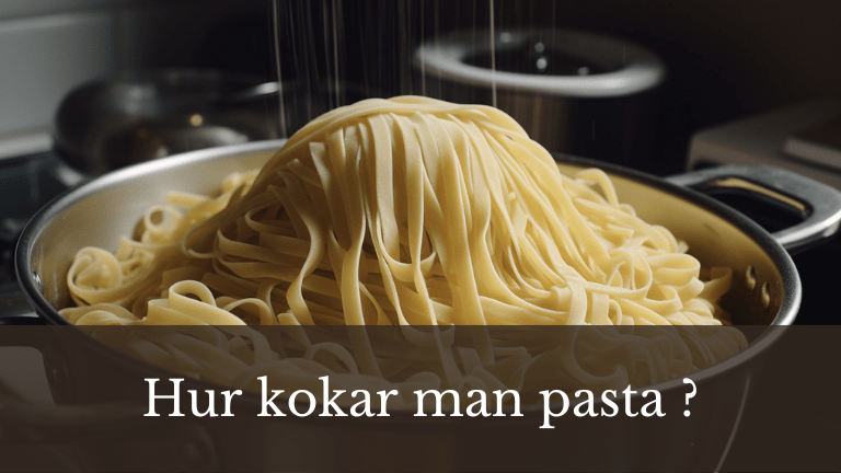 Kokning av pasta