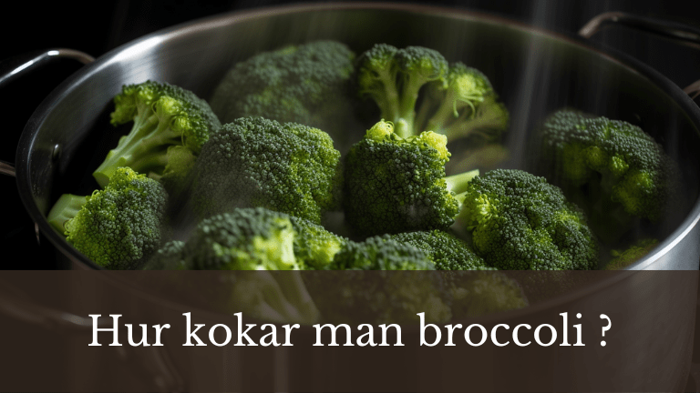 Kokning av broccoli